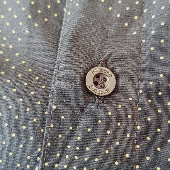 Billabong Long Sleeved Shirt - Black/Cream with logos (3332) - Picture 3 of 9